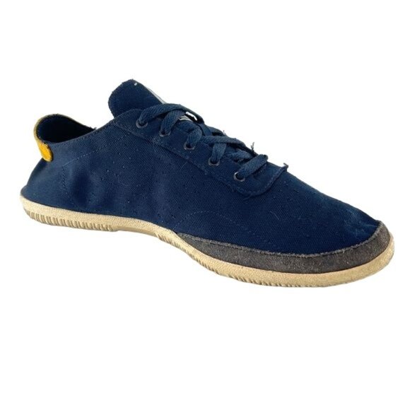 Adidas RARE SAMPLE 90’s Streetwear Sneakers Navy Blue & Gold Size US 9 Y2K - Picture 3 of 8